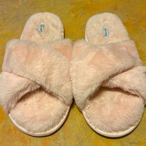 Pink Fuzzy Slippers